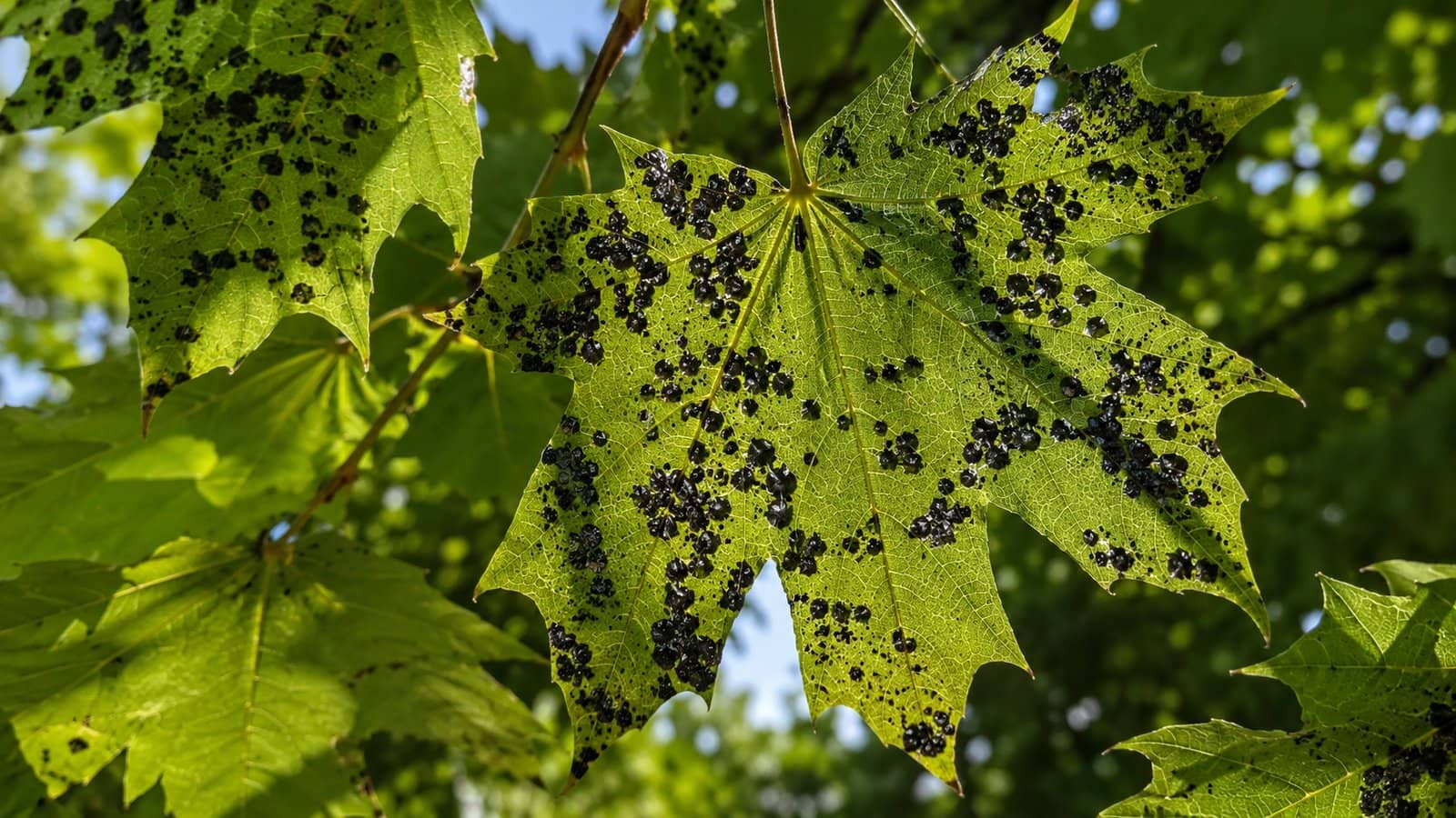 Black Spots on Your Maple Leaves? It's Probably Tar Spot